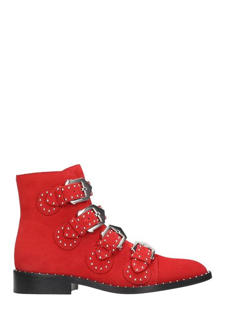 red givenchy shoes|red givenchy boots.